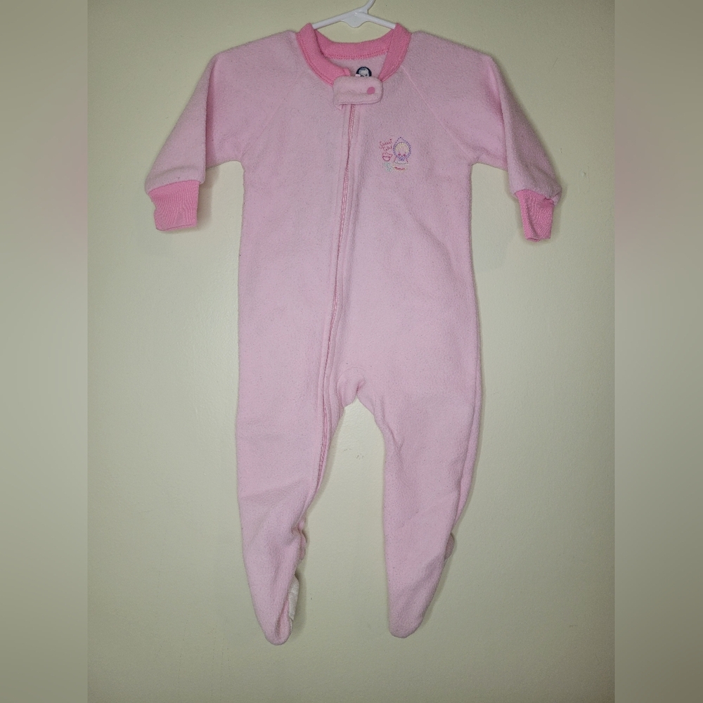 Gerber 18m fleece lined pink sleeper